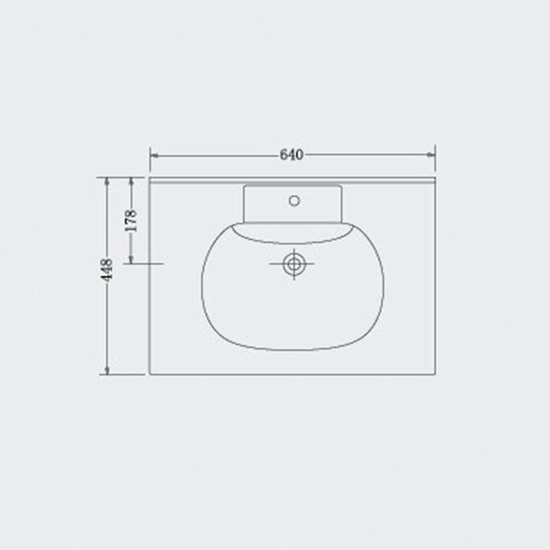 Porta Sanitary Ware - HDFL040 Art Vanity Wash Basin