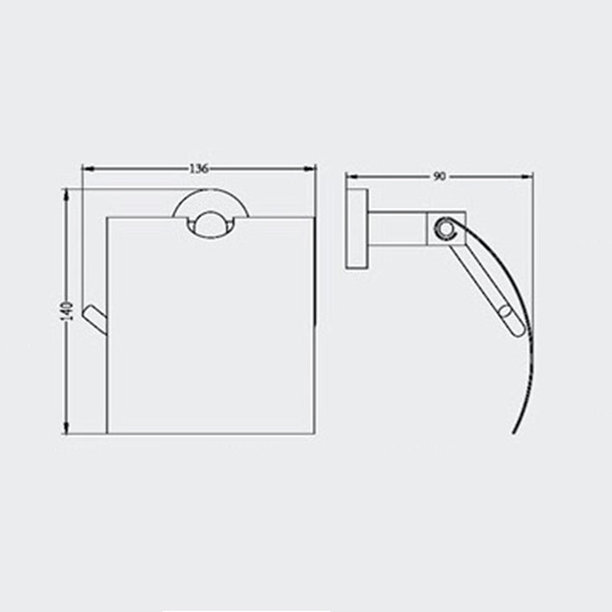 Porta Sanitary Ware - JM70 Paper Holder