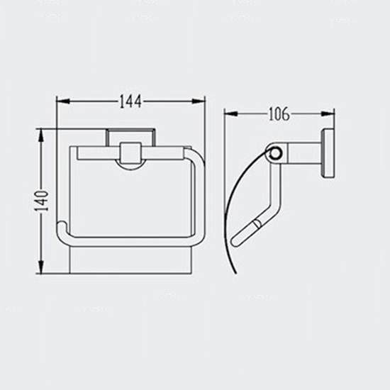 Porta Sanitary Ware - KMB70 Paper Holder
