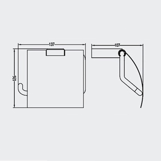 Porta Sanitary Ware - MT70 Paper Holder