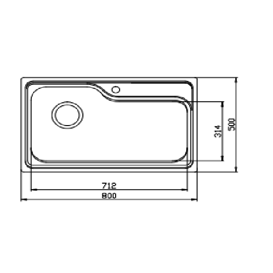 Porta Sanitary Ware - HDSC8731 Stainless Steel Sink