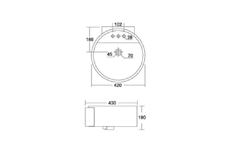 Art Vanity Wash Basin | A005 - Image 2