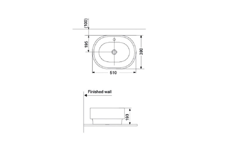 Art Vanity Washbasin | HDA025 - Image 2