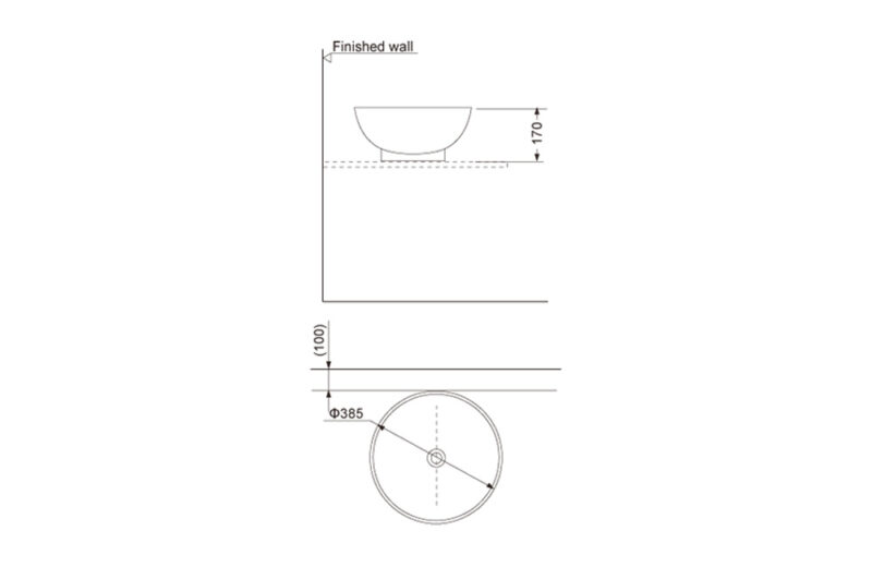 Art Vanity Washbasin | HDL408 - Image 2