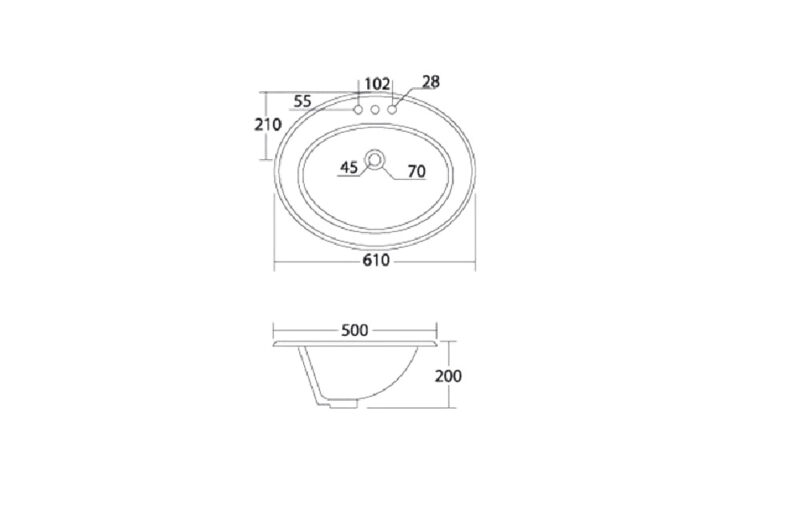 Over Counter Basin  | HD16 - Image 2