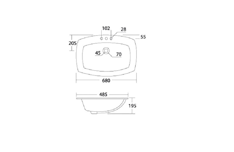 Over Counter Basin  | HD18 - Image 2