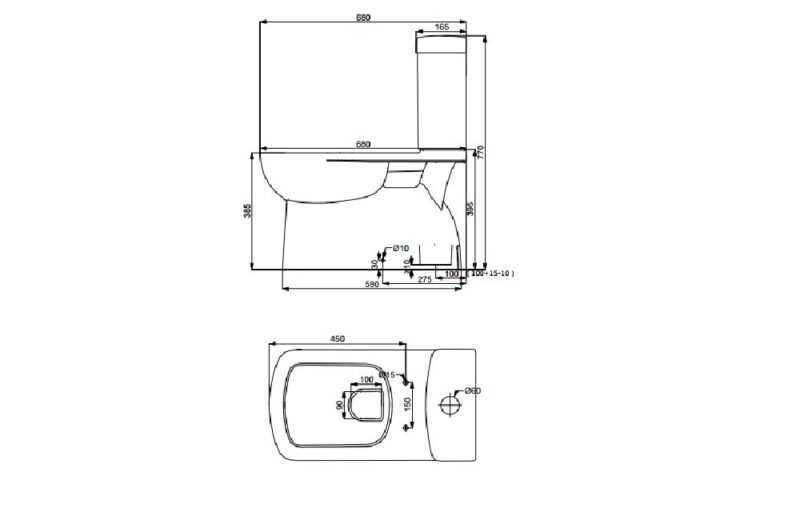 Two Piece WC | HD200N - Image 2