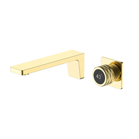 WALL MOUNTED MIXER WITH DIGITAL DISPLAY-GOLD | HDA425-WMM-G
