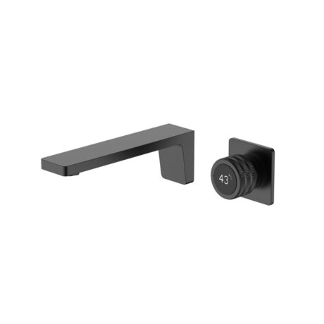 WALL MOUNTED MIXER WITH DIGITAL DISPLAY-MATT BLACK  | HDA425-WMM-MB